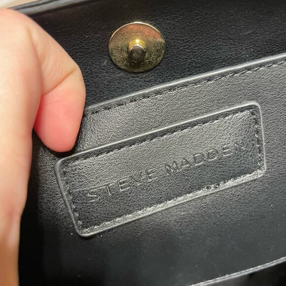 The Sak crossbody purse gray silver sparkle flap bag zipper closure wicker - Picture 6 of 8